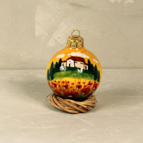 Landscape Christmas ball - 6,5 cm